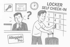 Locker self check-in e obbligo riconoscimento de visu